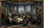 Thomas Couture The Romans of the Decadence Sweden oil painting artist
